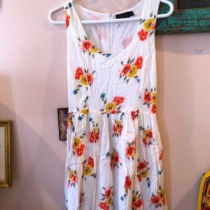 Topshop floral mini dress